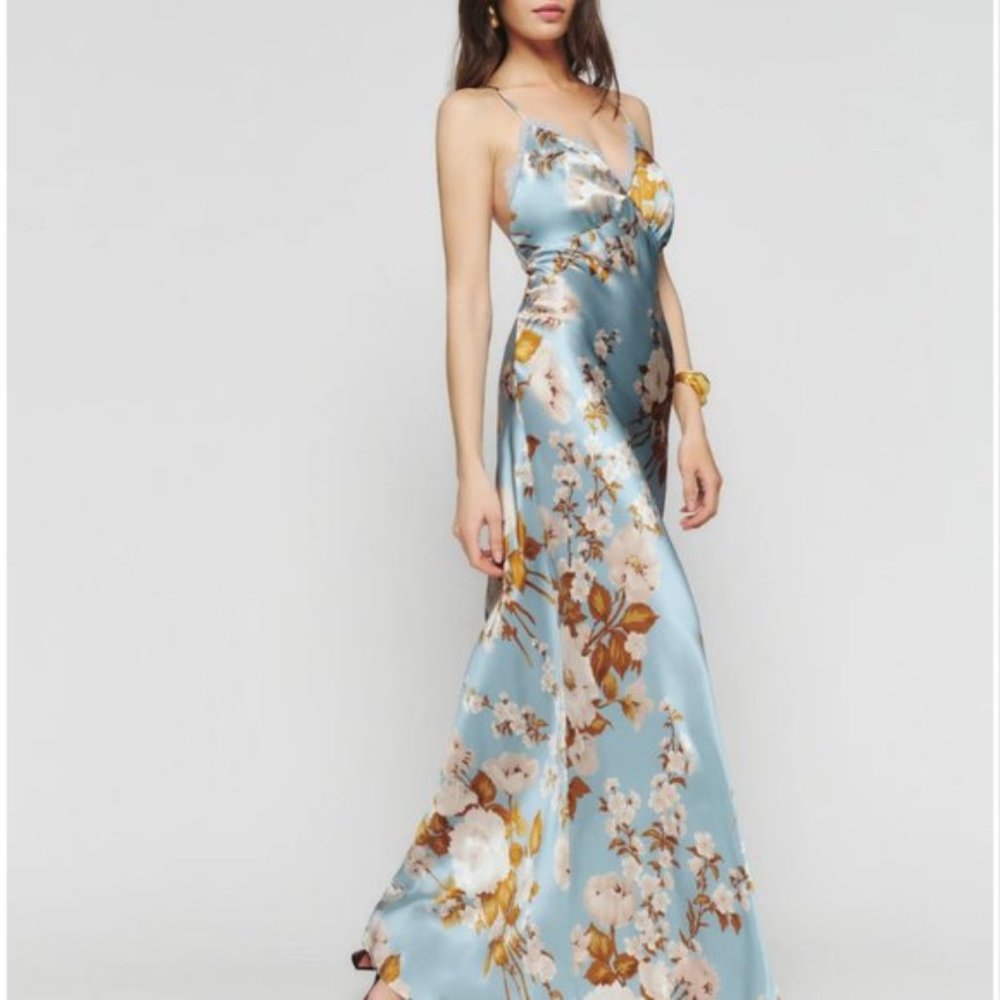 Reformation Maysen Silk Dress